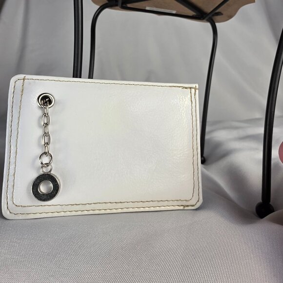 Buxton White patent leather and multicolor daisy ID wallet - Picture 3 of 9